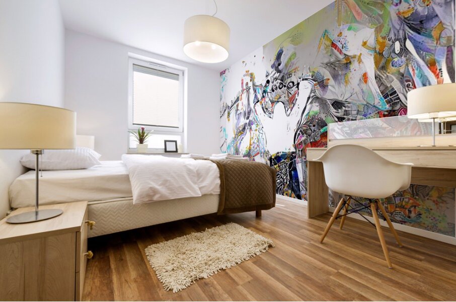 Ephemeral Echoes Mural print