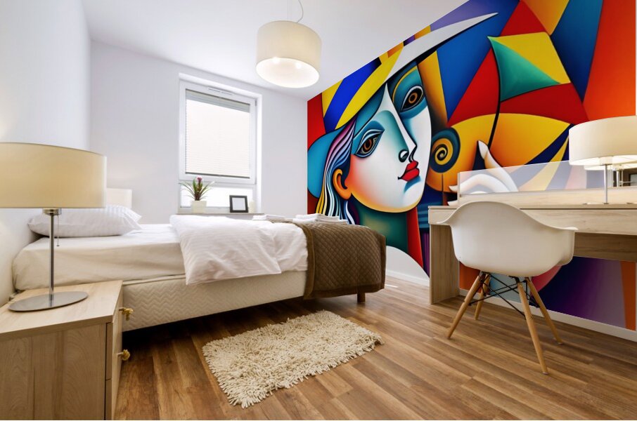 Art exhibition Mural print