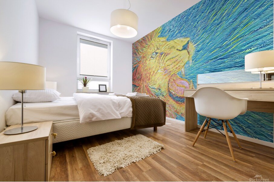 Leon de Juda Mural print