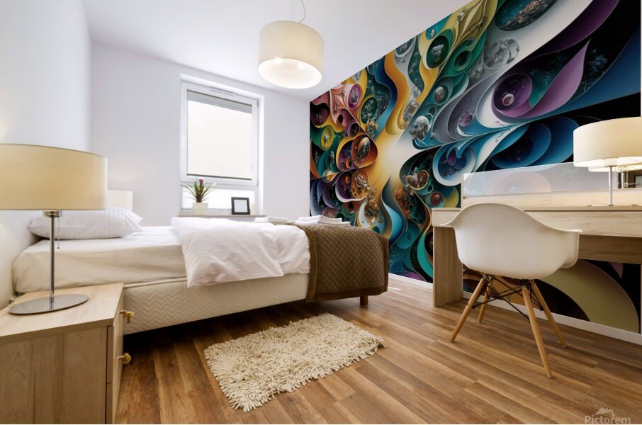 this magnificent art Mural print