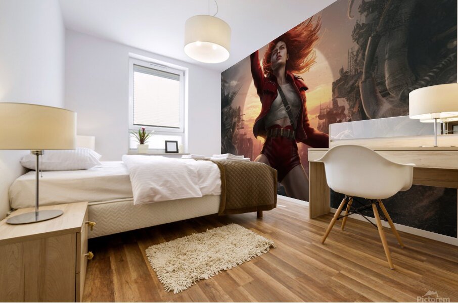 Symbolizing revolution Mural print