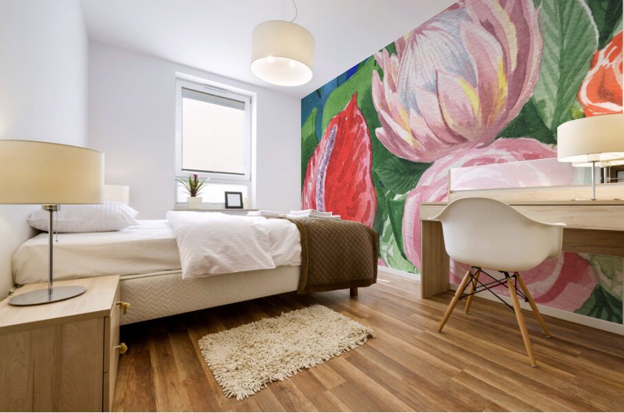 Floral Bouquet Watercolor 7 Mural print