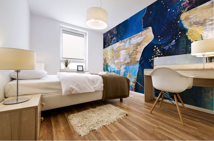 Head in the Clouds Mural print