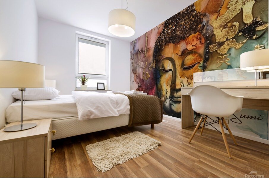 Serene Reflection Mural print