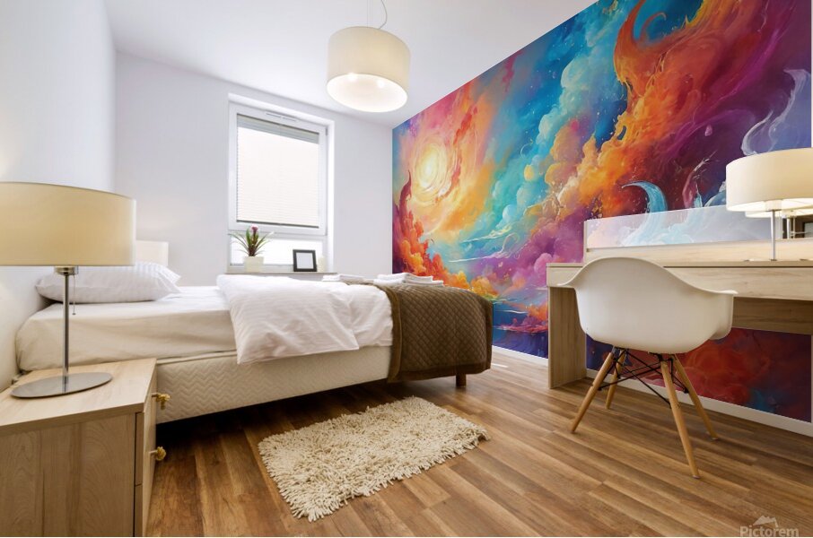 Celestial Symphony Mural print