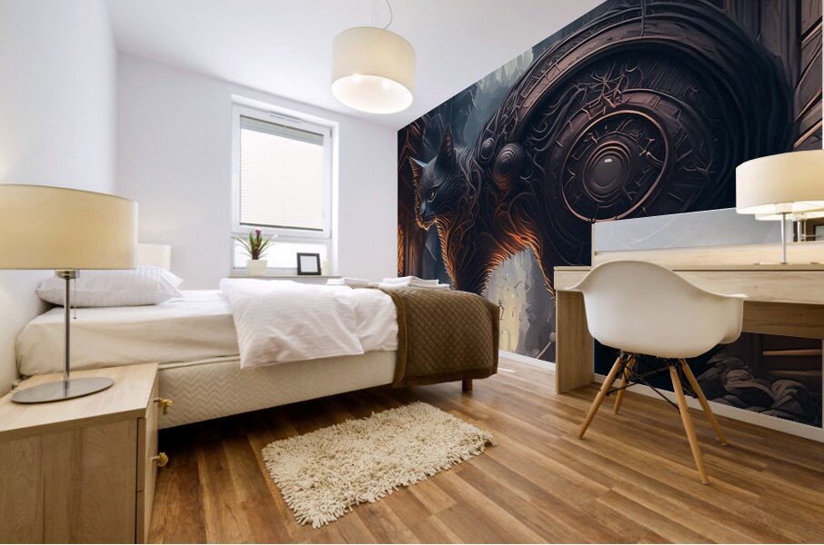 Alley Cat Mural print