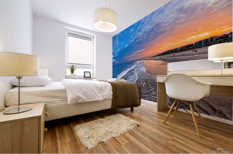 Sunset on Tybee Island On a Summer Day Mural print