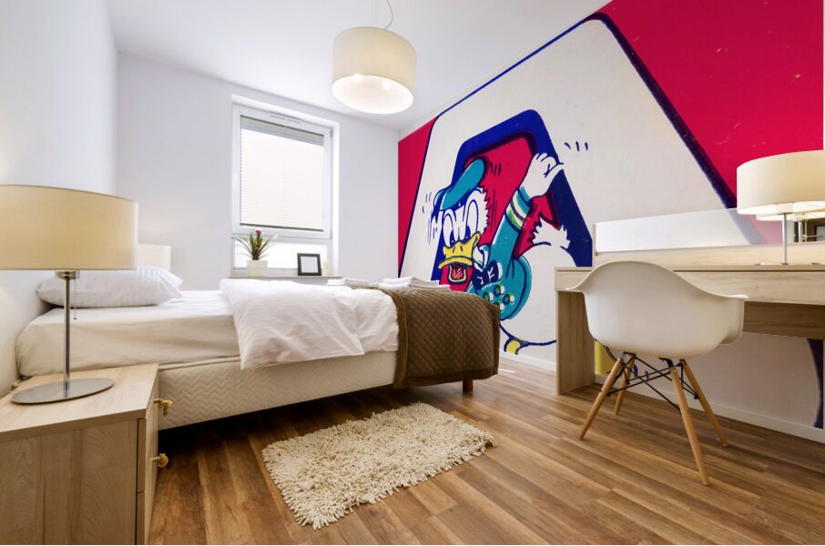 1958 Oregon Ducks vs. Cal Bears Ticket Art Mural print