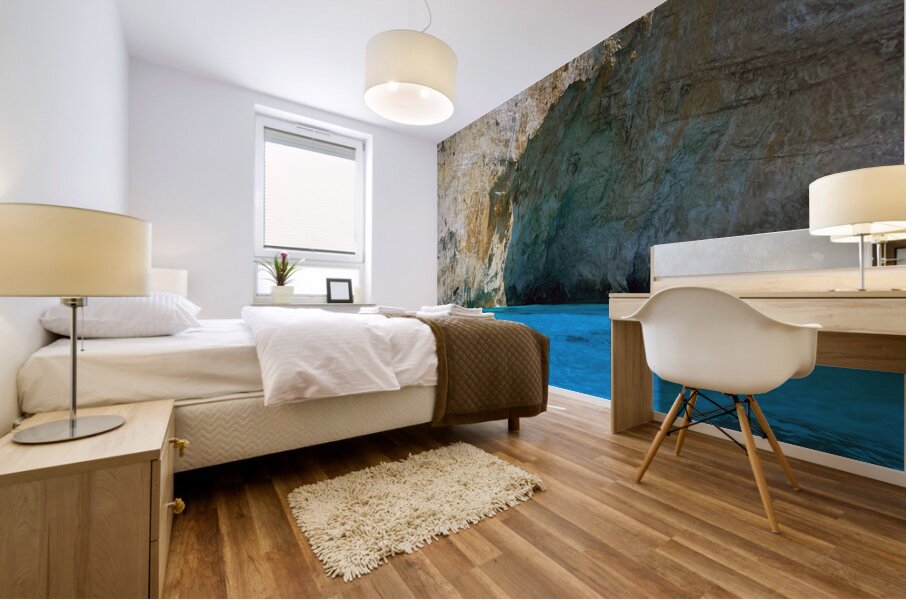 Blue Caves Elaties Greece Mural print