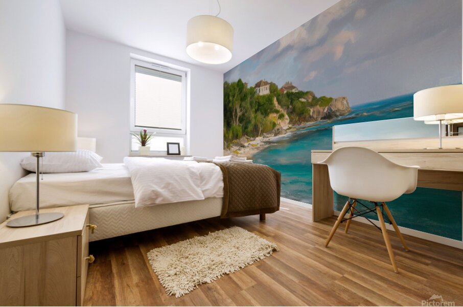 Shores of pearls Mural print