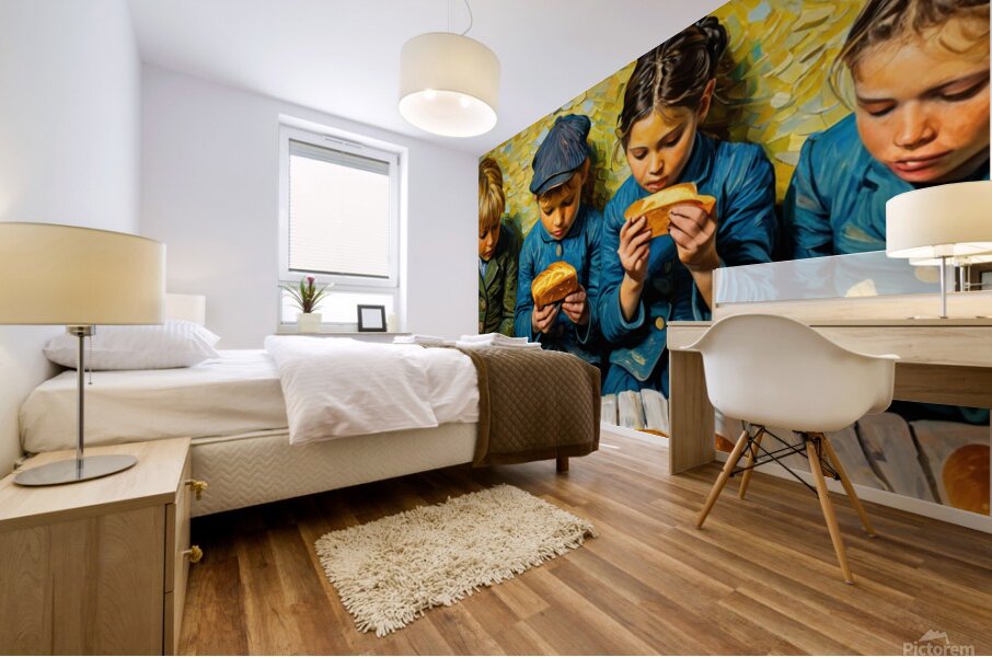 Good smell of bread Mural print