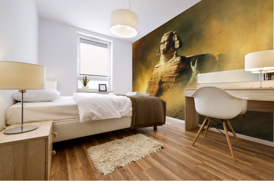 Sphinx Egyptian Art by Karl Wilhelm Diefenbach Mural print