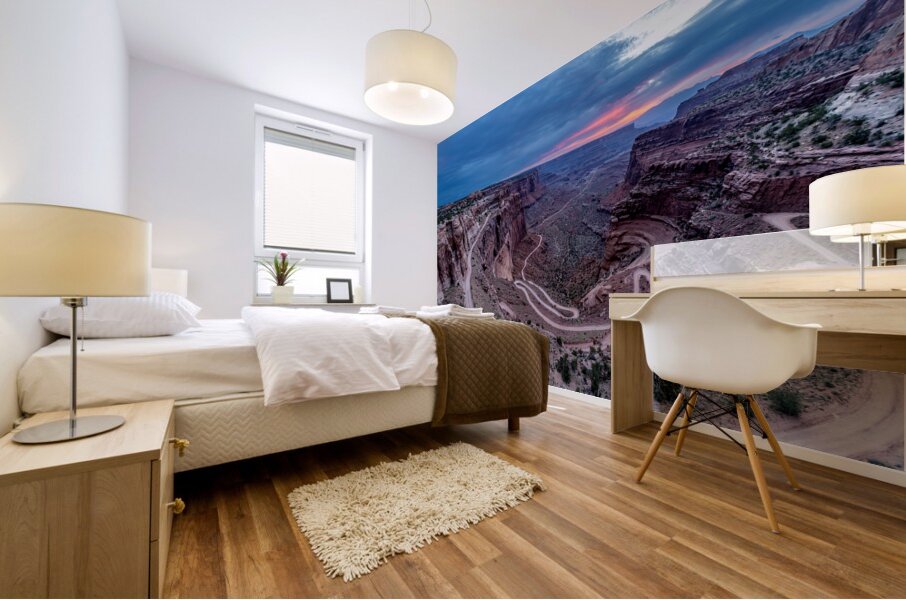 Canyonlands Shafer Trail Dawn Mural print