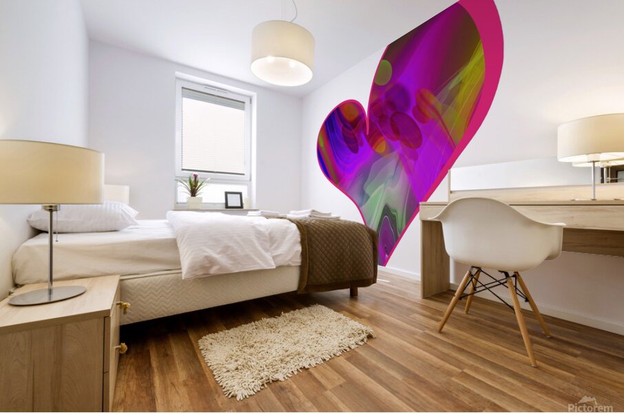 My Heartbeat Mural print