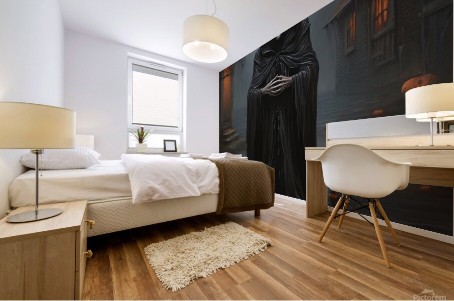 Default An eerily enchanting Halloween image a vi 1716758990.7292 Mural print