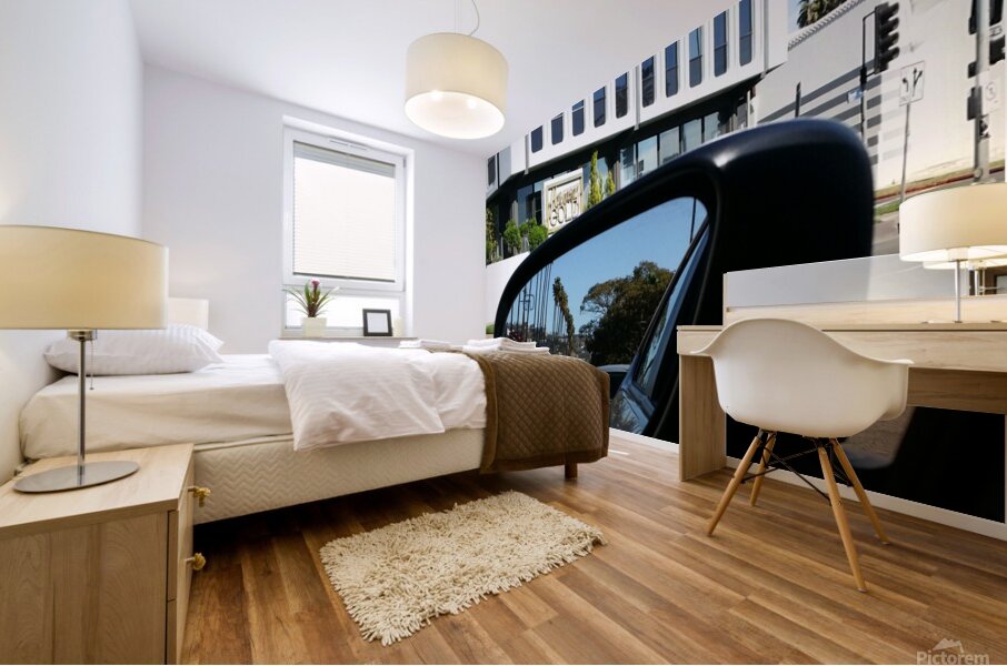 LA in Traffic Mural print