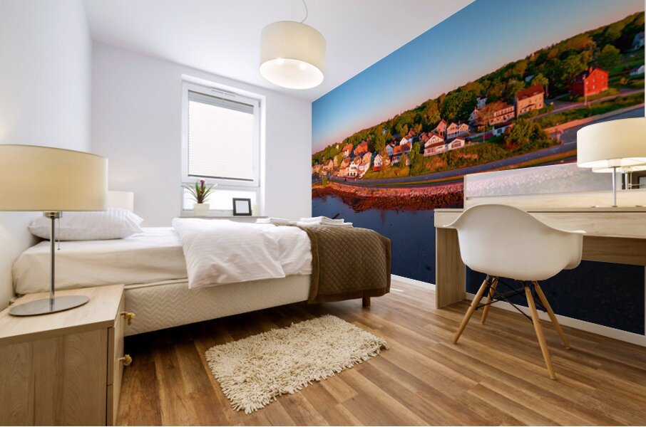 Wiscasset Maine Mural print