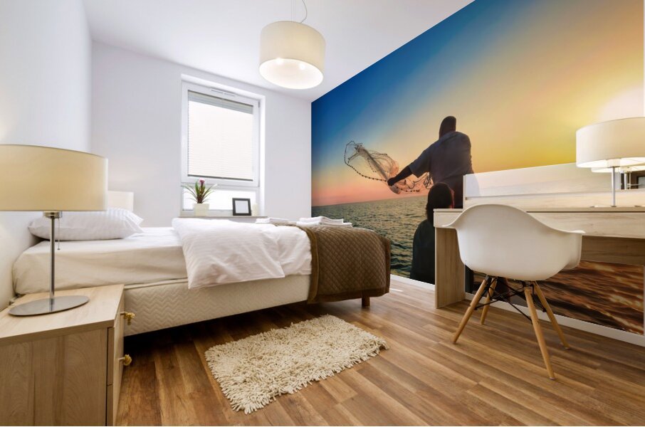 Cast Your Net Upon the Waters Mural print