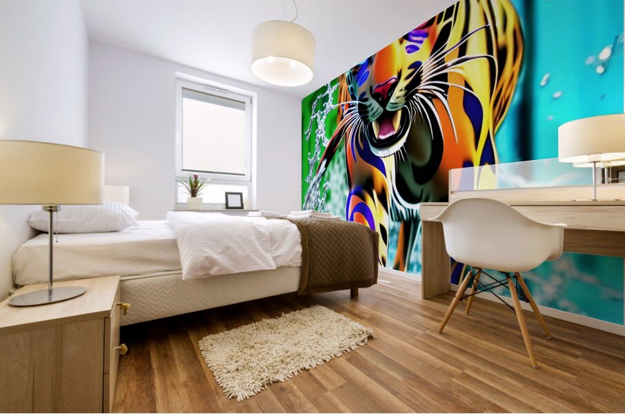 The Hunt Begins 21 Mural print