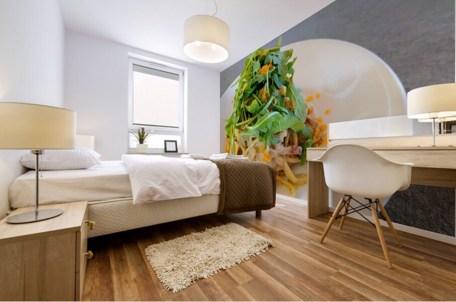 Spaghetti Carbonara Mural print