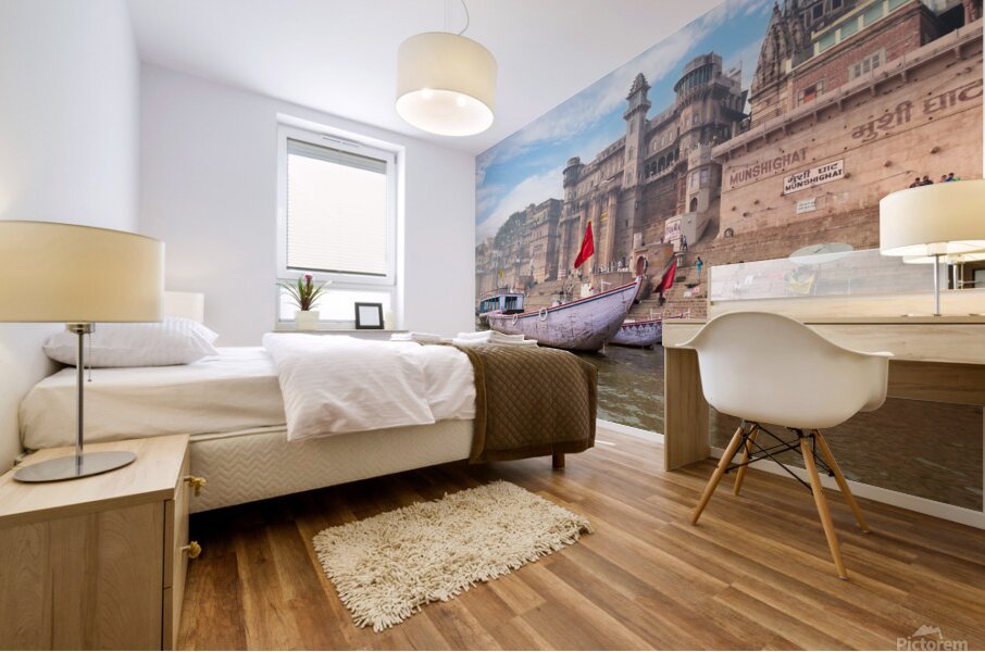 Varanasi Ghats Mural print