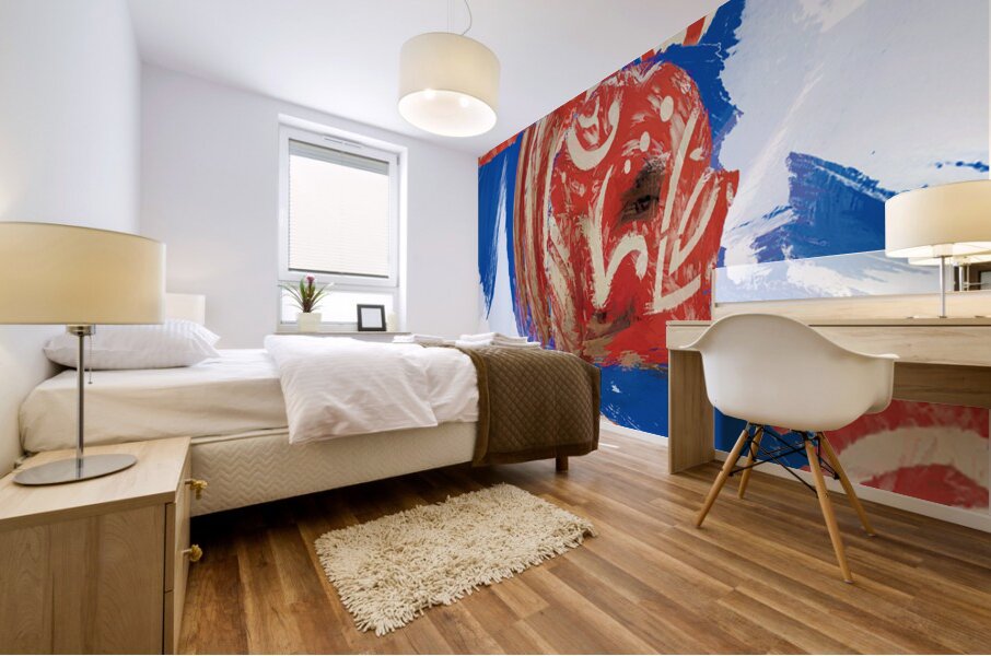 Camouflaged Emotions Mural print