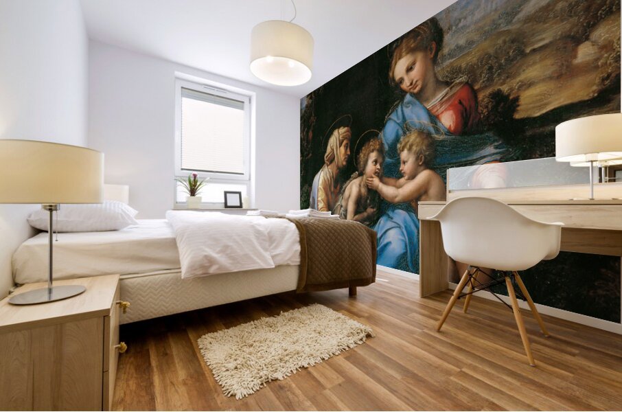 Raphael 1483 1520 Small Holy Family Mural print