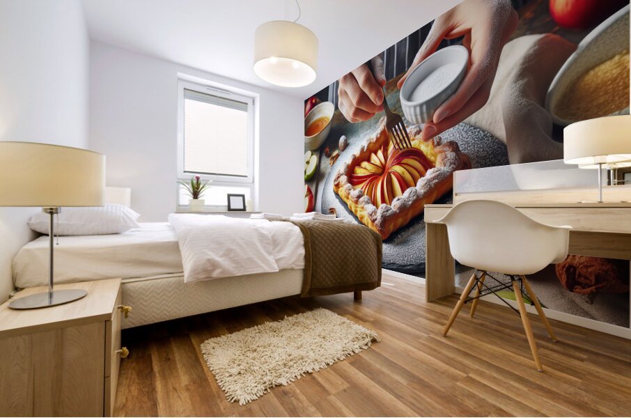 apple pie food 5 Mural print