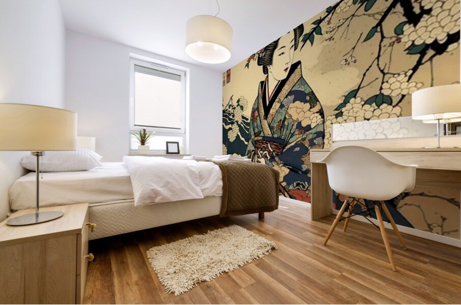 Blossom Serenity Mural print