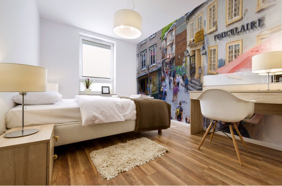 Old Quebec Mural print