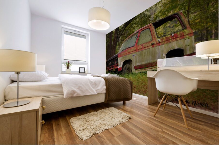 Old Bronco Mural print