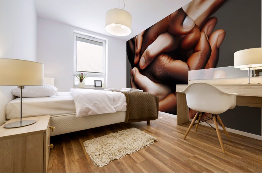 10 Closeup of a business handshake Mural print