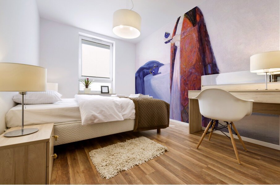 A Cup of Tea by Myron Barlow Mural print