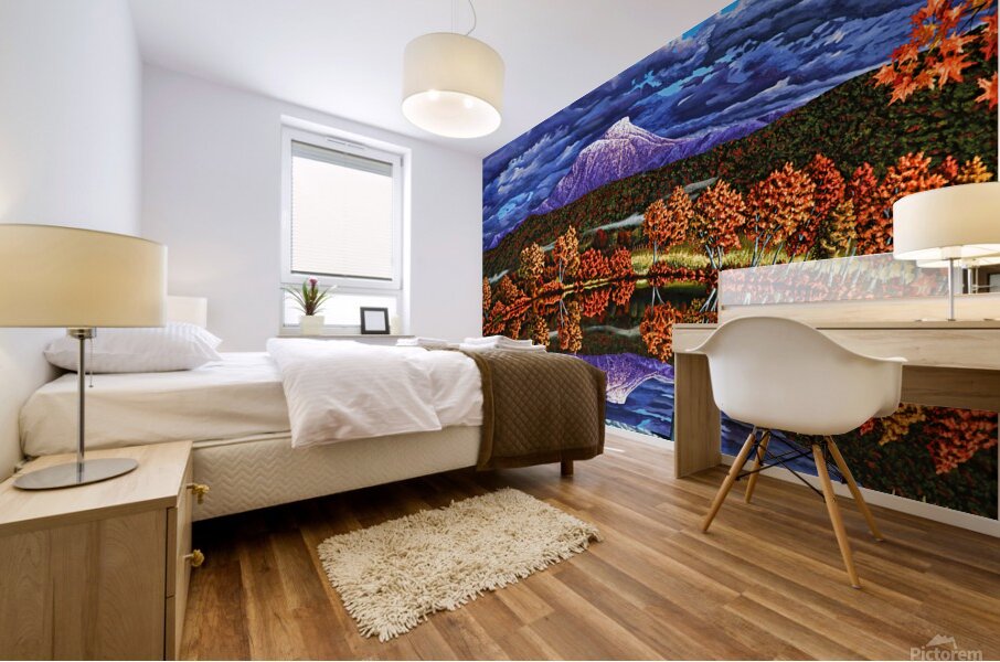 Camel s Hump Mural print