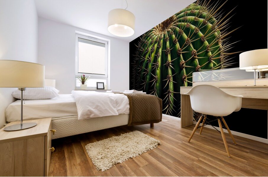 ai artist debra amerson plant artistry barrel cac Mural print