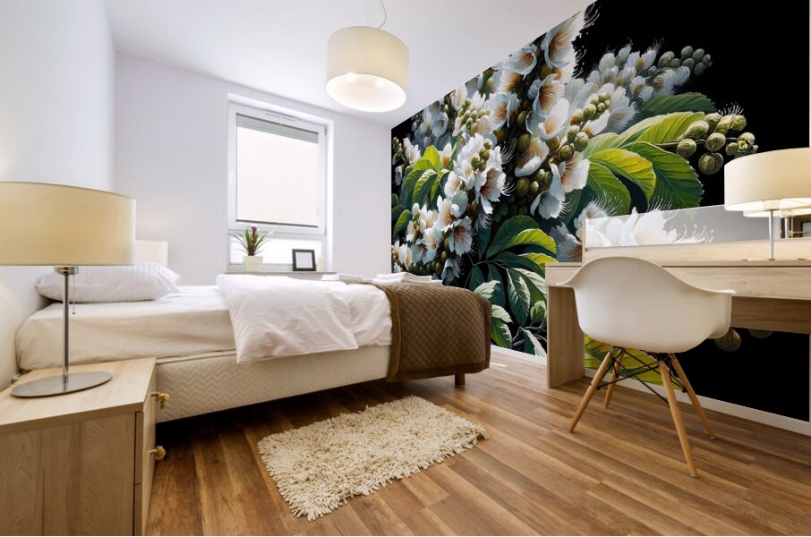 ai artist debra amerson plant artistry california Mural print