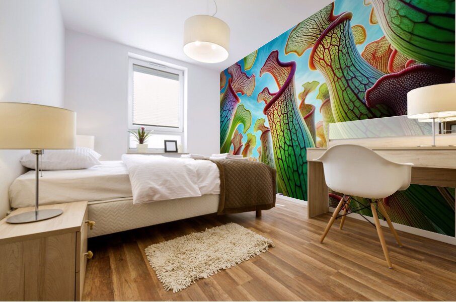 ai artist debra amerson plant artistry pitcher pl 1717678451.4822 Mural print