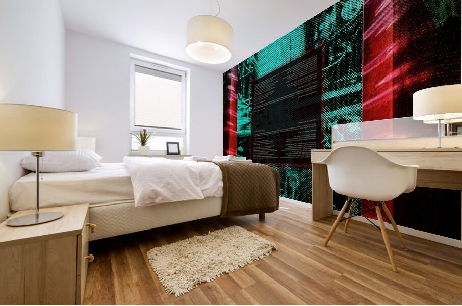 The Sifting Man 002 Mark Cartile Mural print