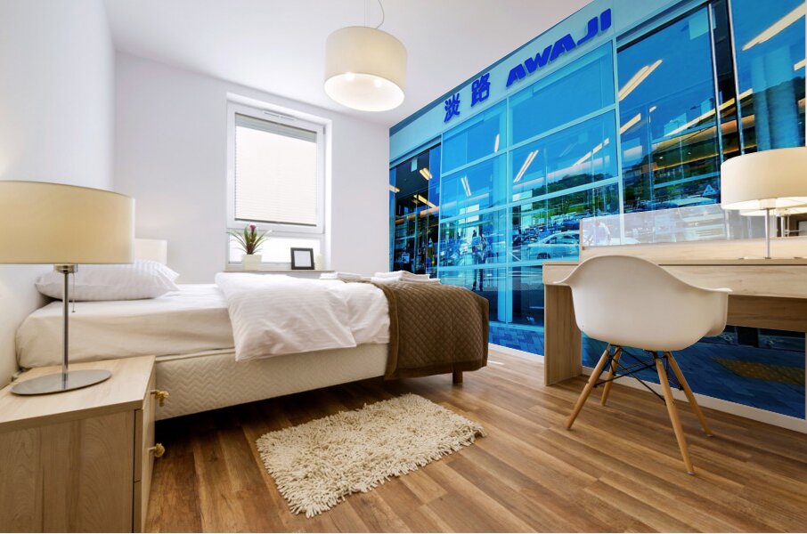 Japan-TA - Looking Thru the Shop Window Mural print