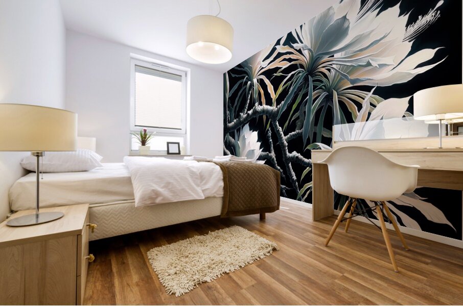 ai artist debra amerson plant artistry98cde768 51 Mural print