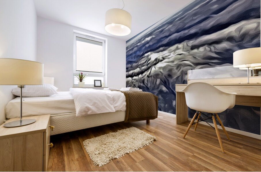 ABOVE THE FRENCH ALPS Mural print