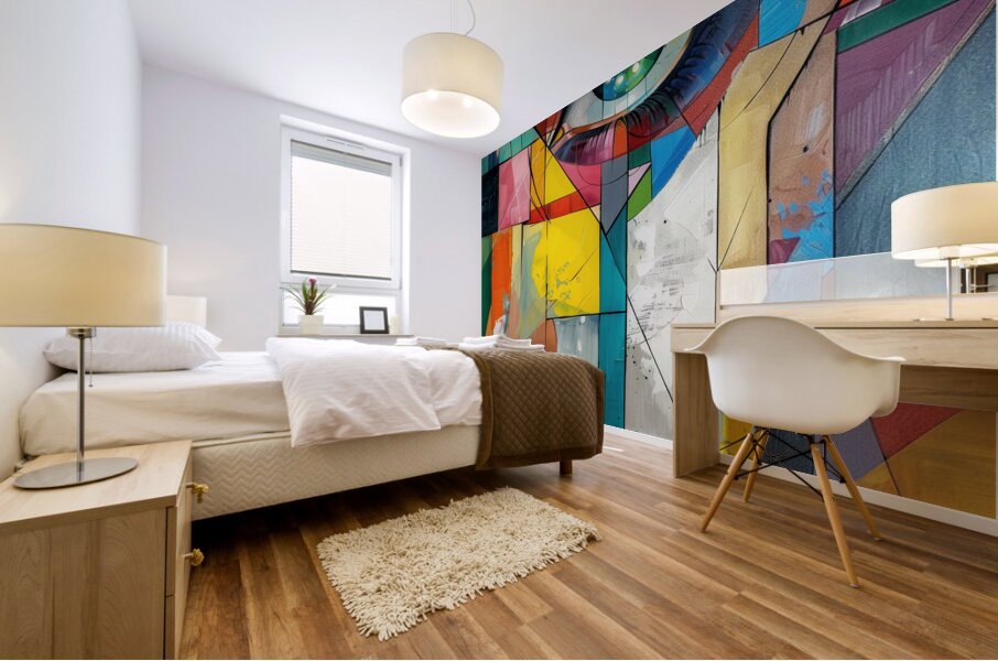 Art abstract  oil painting    ar 23   style raw 6 1717992237.3733 Mural print