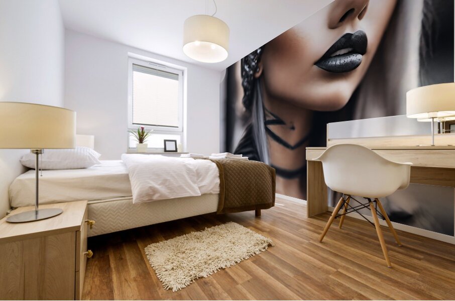 The World of Face Art 67 Mural print