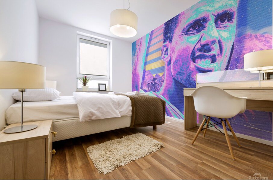 Rodri Retro Poster Mural print