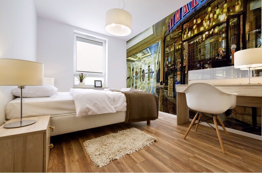 Shopping Mall at Venetian Hotel. Las Vegas Nevada USA Mural print