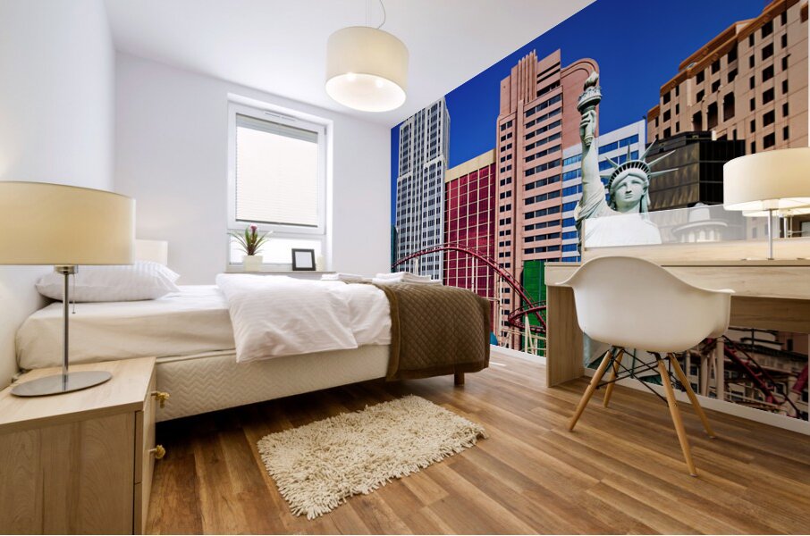 New York Hotel and Casino. Las Vegas Nevada USA Mural print