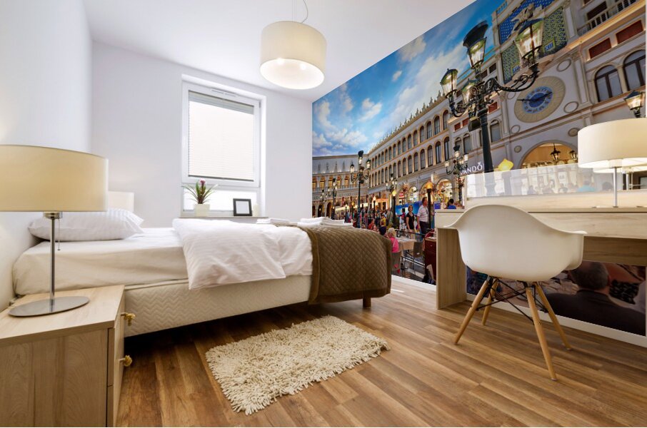 Little Venice at Venetian Hotel and Casino. Las Vegas Nevada USA Mural print