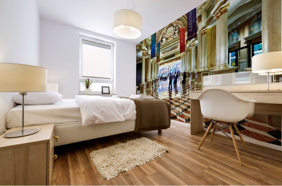 The Lobby of Venetian Hotel. Las Vegas Nevada USA Mural print