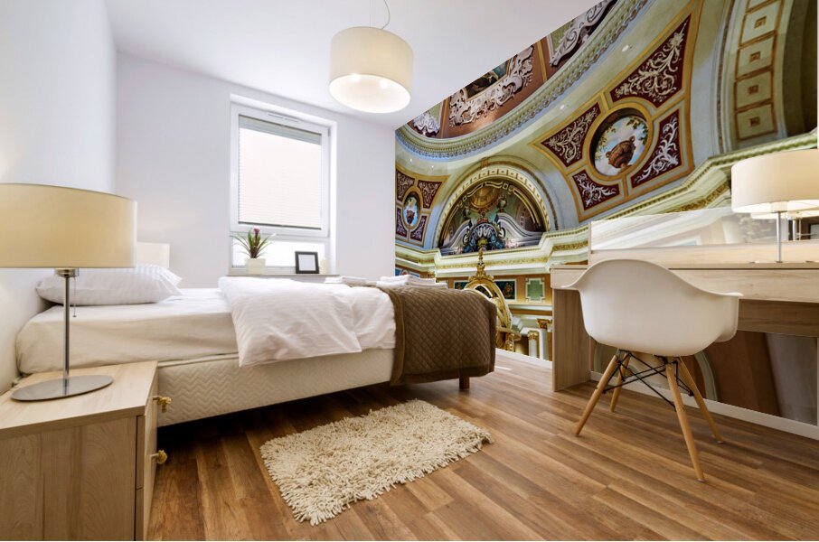 The Lobby of Venetian Hotel. Las Vegas Nevada USA Mural print