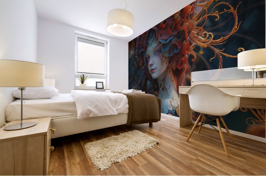 THE RED QUEEN Mural print